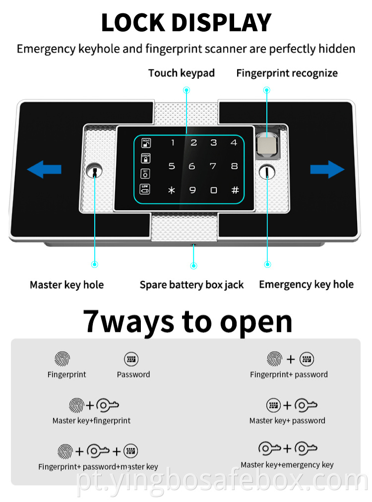 fingerprint safe box